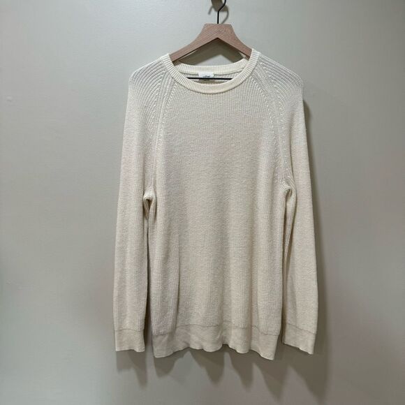 Aritzia Wilfred Cream Wool Blend Sweater sz S - Picture 1 of 5